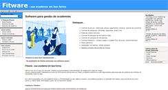 Desktop Screenshot of fitware.com.br